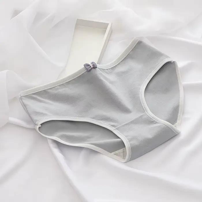 Culotte en coton doux sans couture pour femme, sous-vêtements doux et respectueux de la peau, avec n