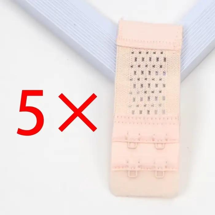 Extension de soutien-gorge élastique pour femme, 5 pièces, sangle, crochet, clip extensible, ceintur