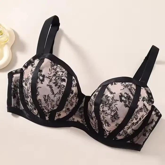 Soutien-gorge grande taille pour minimiseur, Anti-affaissement, à armatures, bonnet Push Up, maille 
