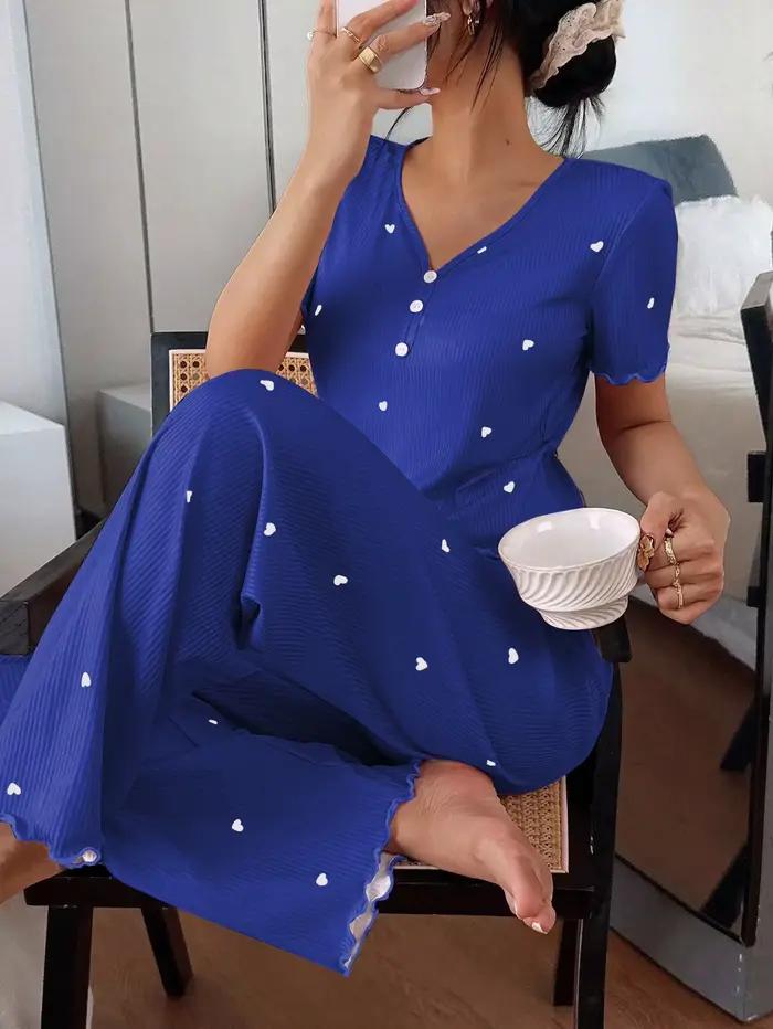Ensembles assortis pour femmes, vêtements de nuit pour femmes, pyjama pour femmes, ensemble de pyjam