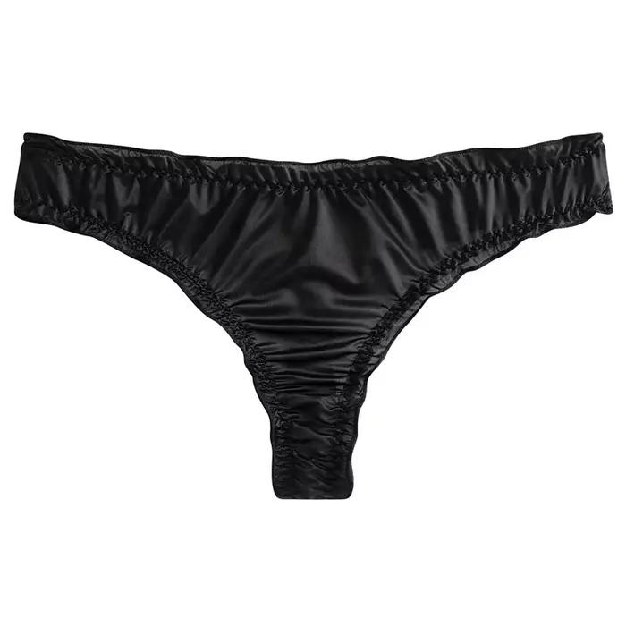 Culotte tanga sexy pour femmes, string séduisant, bord d'oreille en bois, tangas, string ultra fin, 