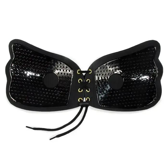 Soutien-gorge invisible auto-adhésif en silicone, push-up, sans bretelles, sans dos, sans armatures,