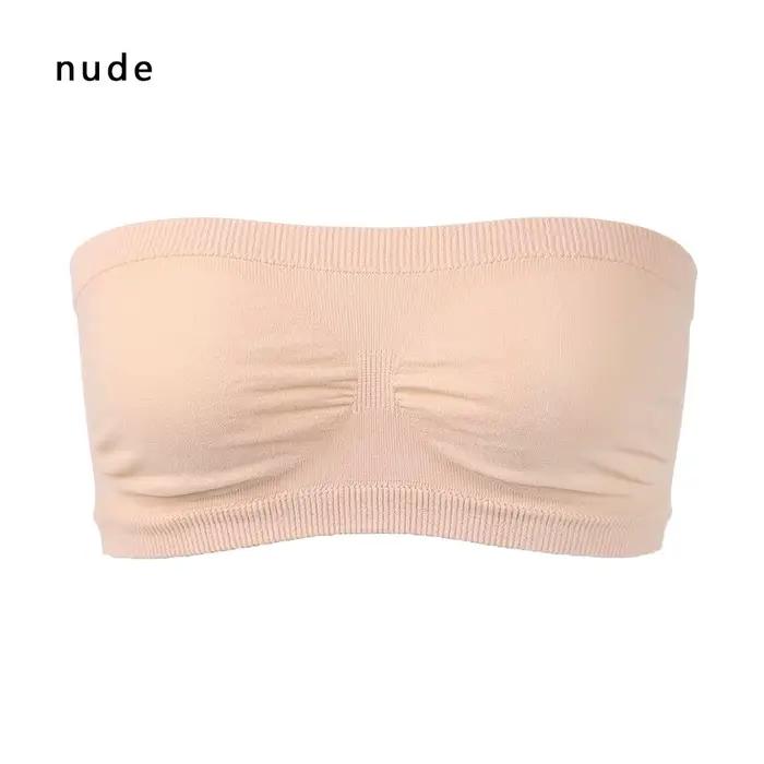 Mode haute élastique sport soutien-gorge bustiers sans couture bretelles enveloppement poitrine
