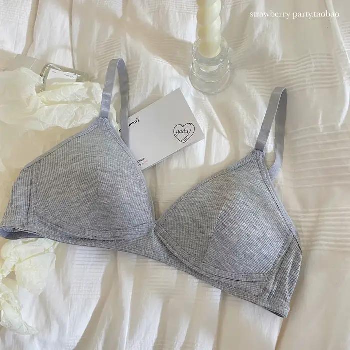 BANERDANNI Bralette de base parisienne |   Bretelles fixes et tissu respirant |   Petite Bust Contou