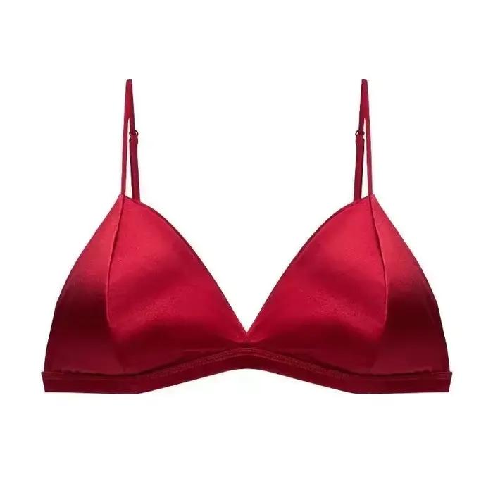Soutien-gorge de Style français pour femmes, poitrine enveloppée, sangle d'épaule réglable, boucle u