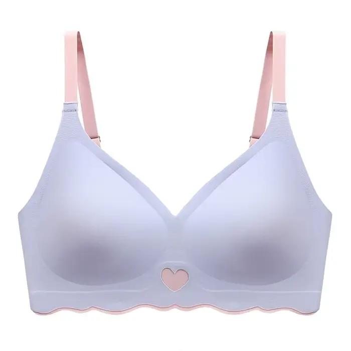 Soutien-gorge sans fil ajusté, antichoc, push-up, sans couture, effet galbant, réglable, pour le spo