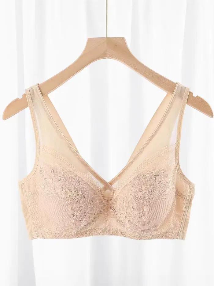 Grande taille bâton sur soutien-gorge B C tasse Sexy dentelle soutien-gorge pour femmes grande taill
