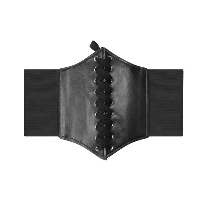 Corsets pour femmes, ceinture large, style gothique, amincissant, effet ventre plat, corset blanc, é