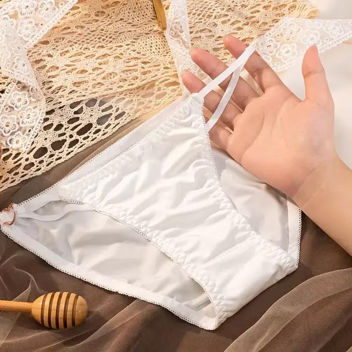 2025 nouvelle culotte de sous-vêtements pour femmes soie Satin taille basse respirant confortable sl