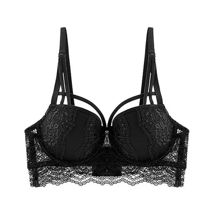 Nouveau haut Sexy soutien-gorge vert brassière sous-vêtements coton épais femmes soutiens-gorge dent