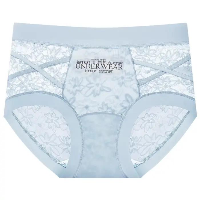 Culottes en dentelle style français, transparentes, patchwork, en satin de soie, taille basse, en ma
