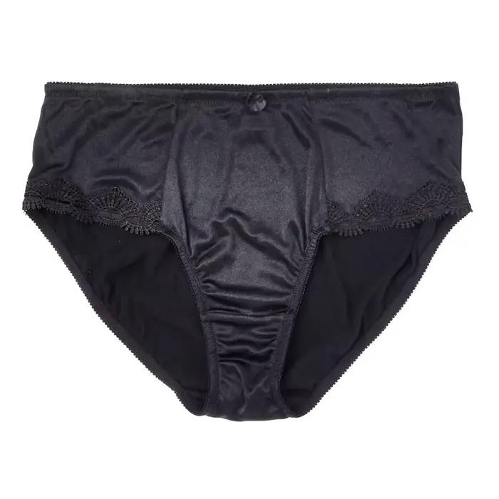 Culotte taille haute pour femmes, sous-vêtements, Lingerie, couleur violet/bleu/rouge/rose/noir, gra