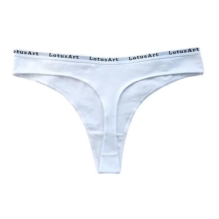 Coton Culotte Femmes Strings Sexy G-string Femme Slip Taille Basse T-back Sous-Vêtements Confort Cul