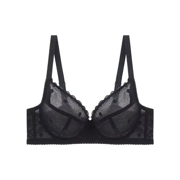 Soutien-gorge élégant grande taille pour femmes, Anti-affaissement, grande taille, sans doublure, mi