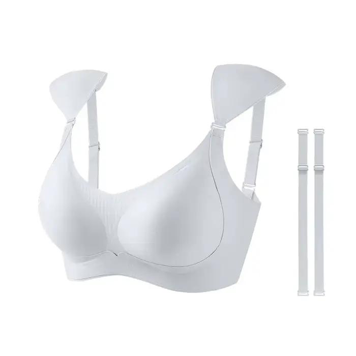 Soutien-gorge Invisible sans couture pour femmes, avec gros seins et petites épaules, sous-vêtements