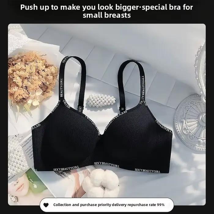 Soutien-gorge push-up AA pour petites poitrines, anti-affaissement, rembourré, à bonnets ronds, avec