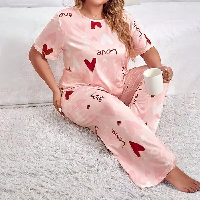 Dámske pyžamo s krátkym rukávom