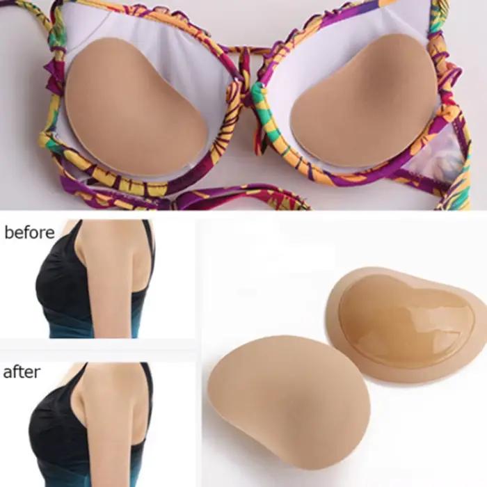1 Pár Samolepiacich Push-Up Podprseniek s Hrubými Špongiami