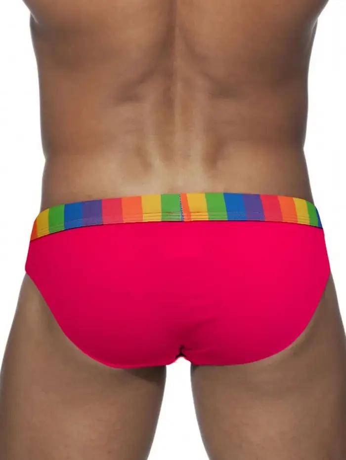 Maillots de bain hommes en polyester élasthanne avec motif pastille patchwork pour activités aquatiques sur la plage et en mer