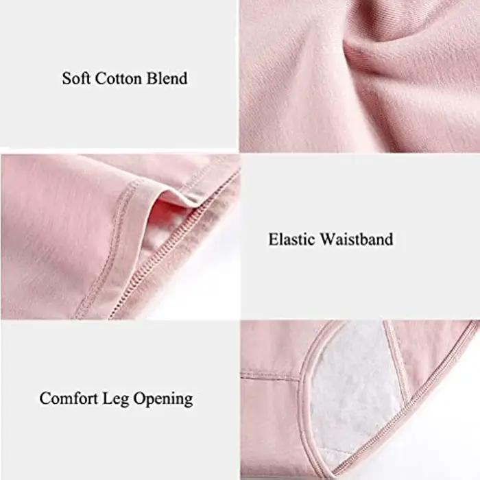 Culottes Menstruelles en Coton et Nylon pour Femmes Protection Triple Couche Occasions Spéciales