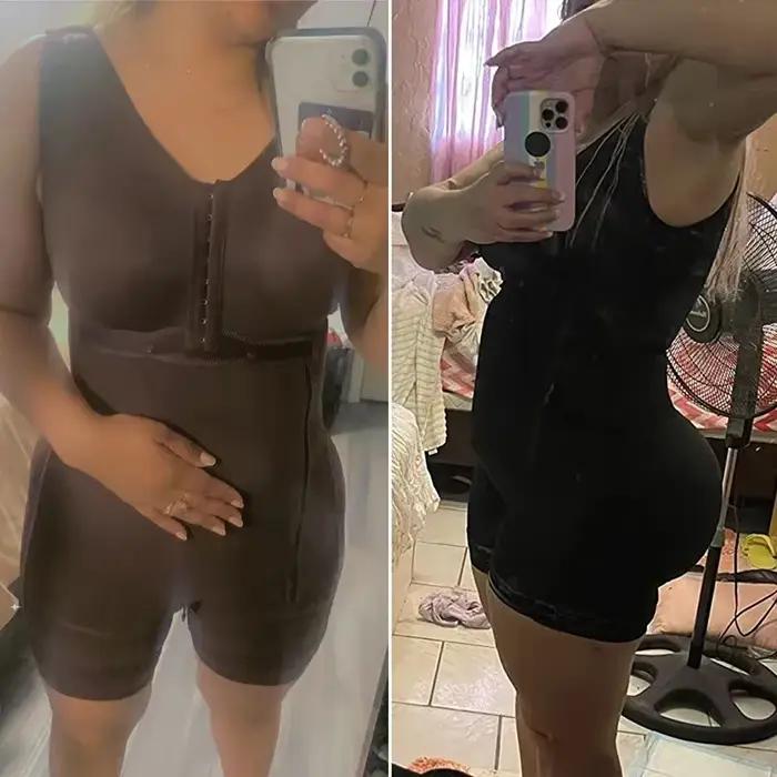 AfruliA corps complet Shapers Fajas Colombianas ceintures Body Corset post-partum ceinture sous-vêtements amincissants taille formateur Shapewear