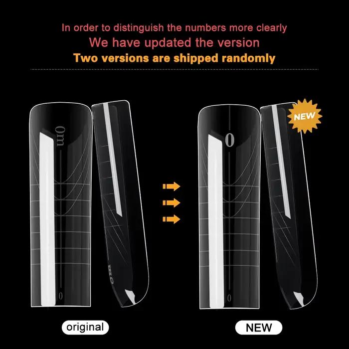 Forme d'ongle stiletto double en acrylique pour ongles artistiques et extensions de qualité professionnelle