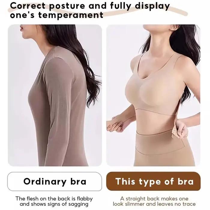 Soutien-gorge correcteur de Posture, soutien du dos, fermeture frontale, sous-vêtements pour femmes, soutien-gorge de soutien sans armatures