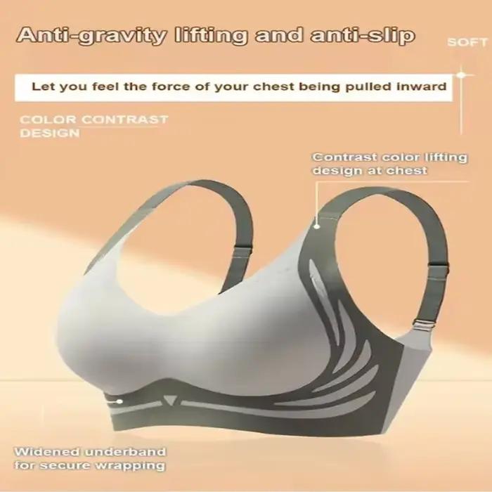 Bezšvová push-up podprsenka pre ženy