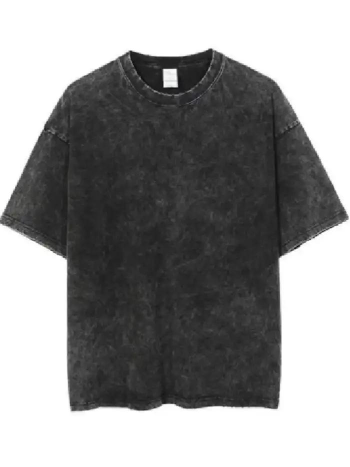Vintage vyblednuté tričká 2026 – Retro hip-hop punk streetwear štýl pre ženy – Bežné Harajuku bavlnené tričko