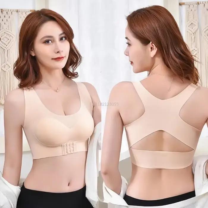 Soutien-gorge push-up antichoc pour femme, soutien-gorge bossu, soutien-gorge anti-choc, soutien-gorge de sport, sous-vêtements de fitness, glaLingerie précieuse, ration de posture