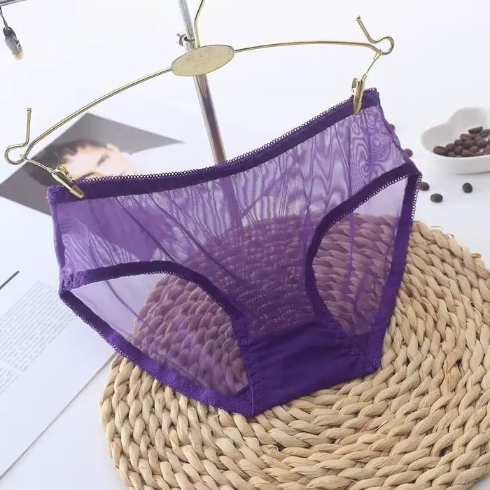 Dámske nohavičky Sexi spodná bielizeň Priehľadné bezšvové