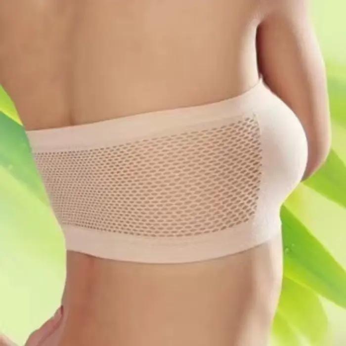 Dámska bezramienková bandeau podprsenka
