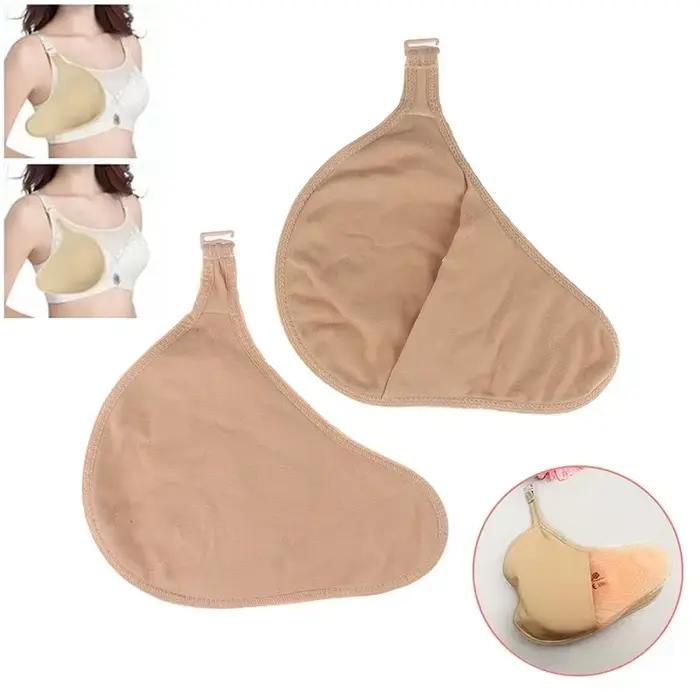 Poche de Protection mammaire en Silicone pour mastectomie, crochet en spirale, sac de Protection mammaire pour prothèse Portable, taille S/M/L/XL