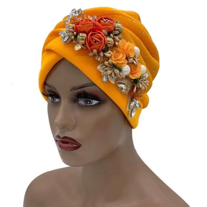 Nový trblietavý africký turban pre ženy
