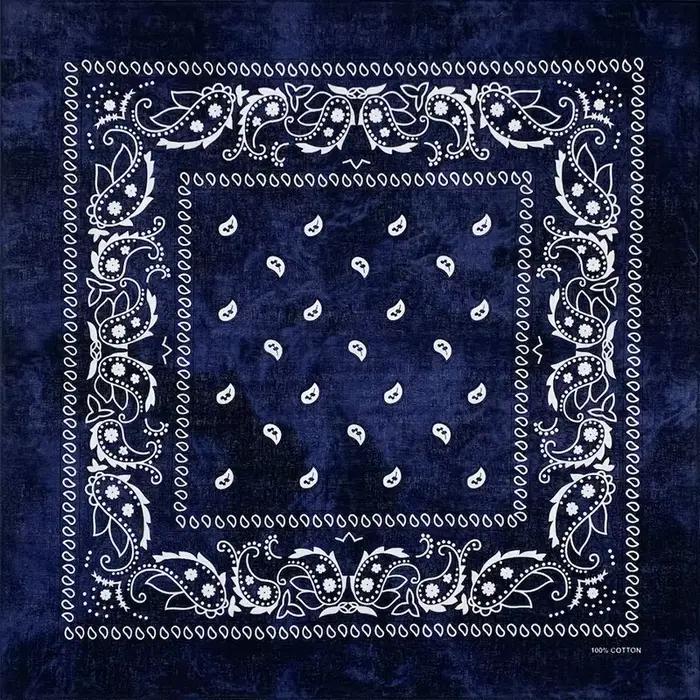 Nový dizajn kravata farbenie kešu Paisley Hip Hop 100% bavlna štvorec Bandana šál unisex čelenka darčeky pre mužov