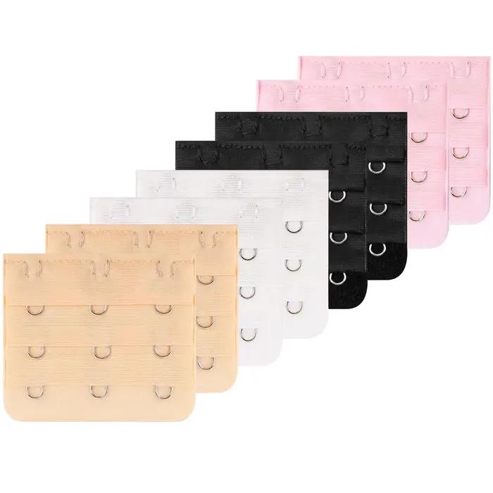 Extension de soutien-gorge élastique pour femmes, 3/6/12 pièces, sangle d'extension, crochet, Clip, boucle de ceinture réglable, accessoires intimes