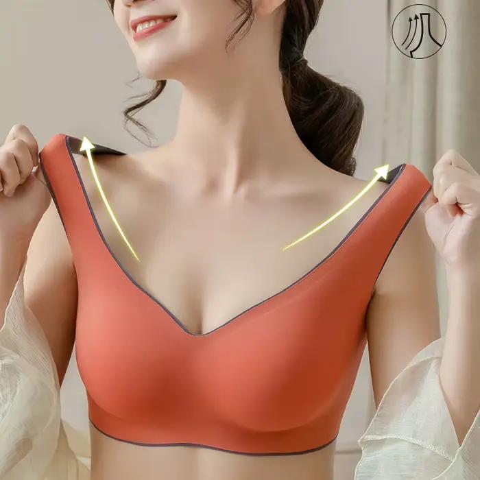 Pohodlná latexová podprsenka bez drátků pre ženy