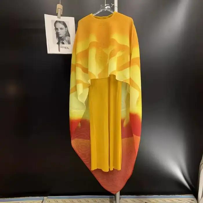 Ata Yake - Dlhá elegantná skladaná sukňa pre ženy