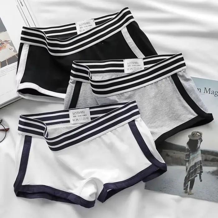 1 pièce femmes culottes femme Boxer Boyshort taille basse Sport sous-vêtements confortables et respirants dames pantalons Lingerie intime
