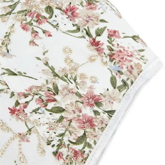 Corset sous-vêtement sexy pour femme, bustier amincissant à la taille, à lacets floraux, ceinture corselet