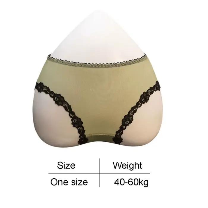 Culotte transparente en maille pour femme, broderie florale, respirante, en dentelle, culotte évidée, broderie douce, slip en dentelle