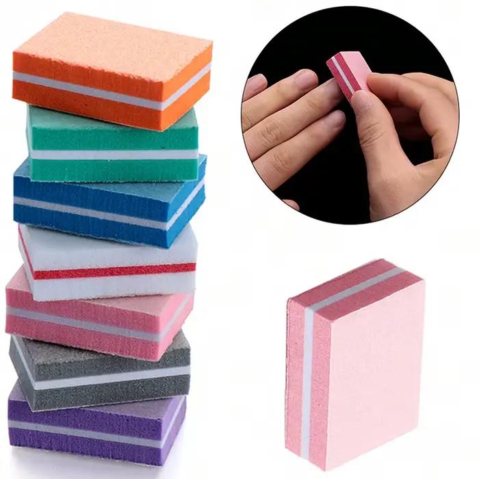 50 ks profesionálny mini pilník na nechty 100/180 brúsny papier manikúra starostlivosť o
