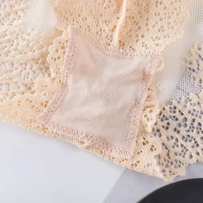 Femmes dentelle soutien-gorge et slips ensemble femme Sexy ensemble de Lingerie dentelle Bralette haut court dos nu sans fil soutien-gorge haut taille basse ensemble de sous-vêtements