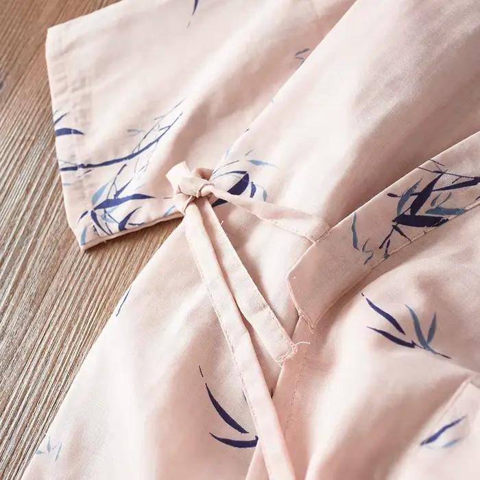 2025 nový japonský štýl kimono pyžamo milenecký set