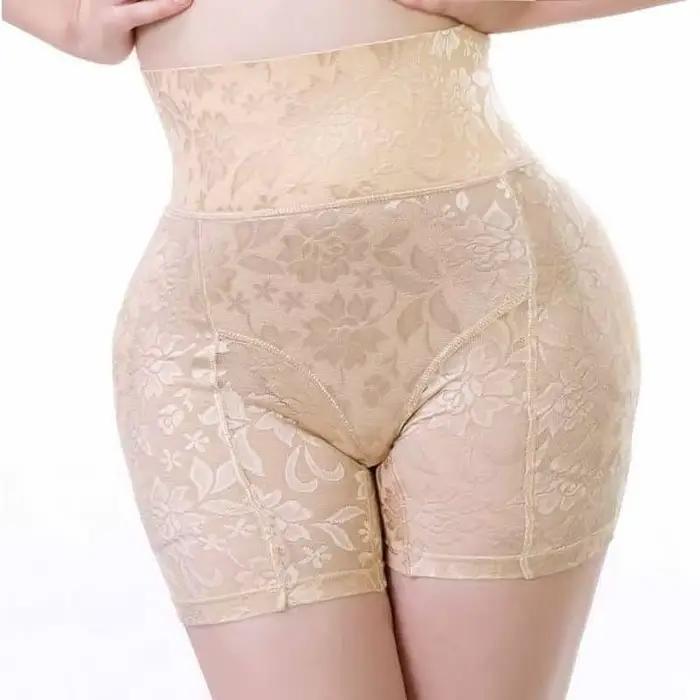 Femmes rehausseur de hanche bout à bout rembourré culotte taille ceinture contrôle culotte taille haute ventre contrôle sablier Figure Boyshort