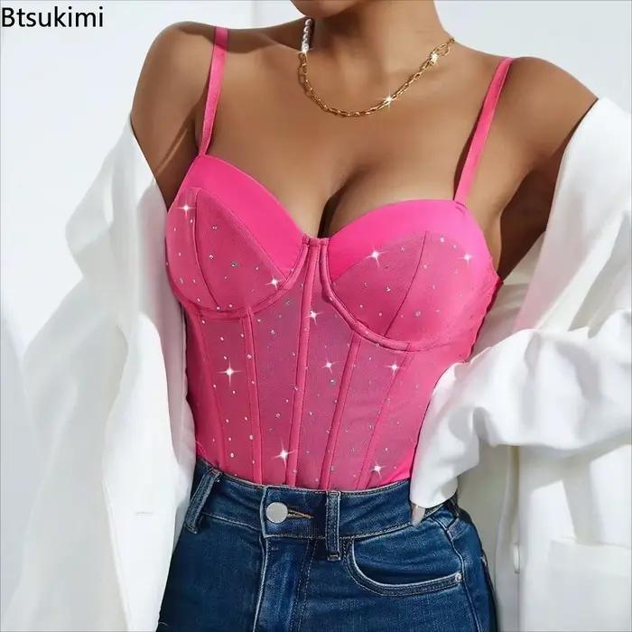 Sexi priliehavá kombinéza s flitrami pre ženy