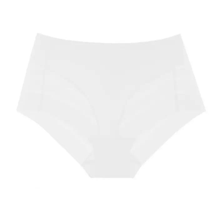 Culottes taille moyenne pour femmes, respirantes, transparentes, extensibles, avec contrôle du ventre intégral