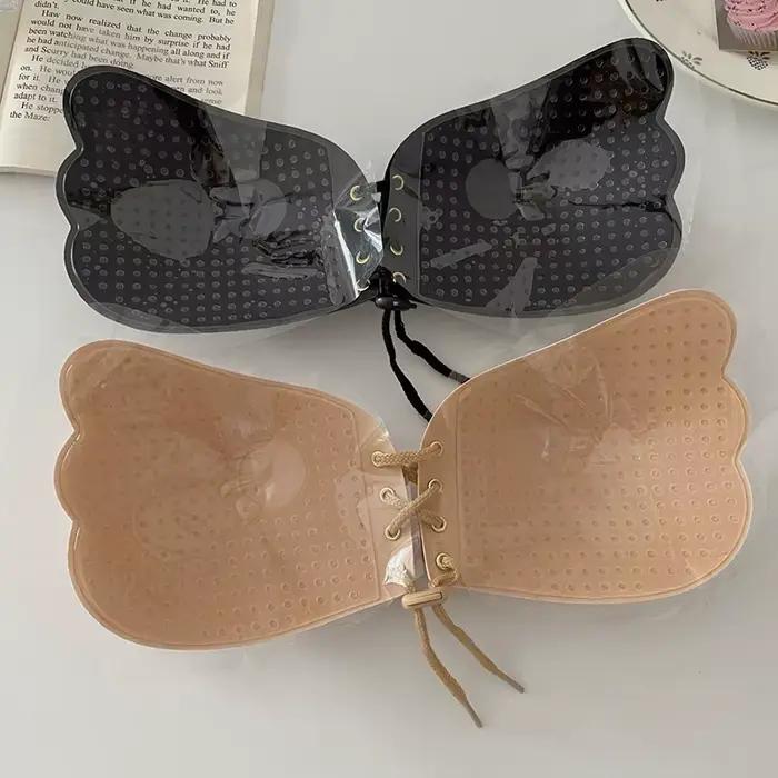 Soutien-gorge adhésif Invisible sans bretelles, Push-Up, Lingerie Sexy dos nu, sans couture, sous-vêtements Bralette en Silicone
