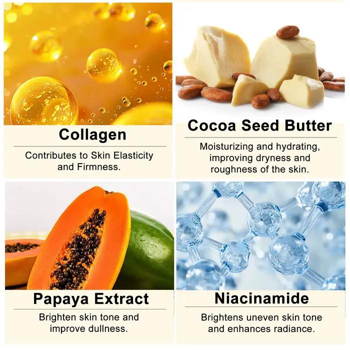 Zosvetľujúce telové mlieko WK JALY Collagen Papaya Glow