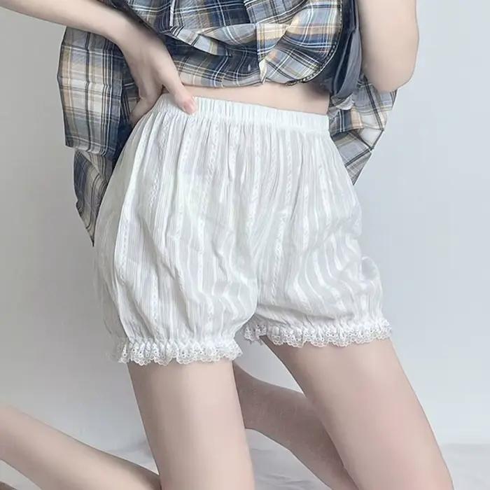 Pantalons courts Anti Friction pour fille Anti-éblouissement pour femmes pantalons courts de sécurité Shorts élastiques femmes slips lanterne pantalons courts